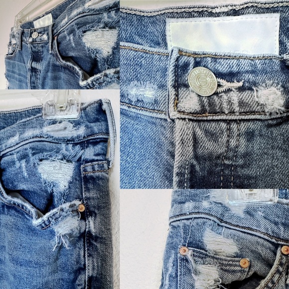 Mother Superior Trickster Ankle Straight Leg Jeans On Holy Ground Wash size 29 - Picture 13 of 13